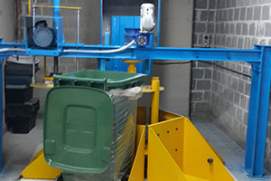 ROTARY CAROUSELS WITH VERTICAL BIN COMPACTOR
